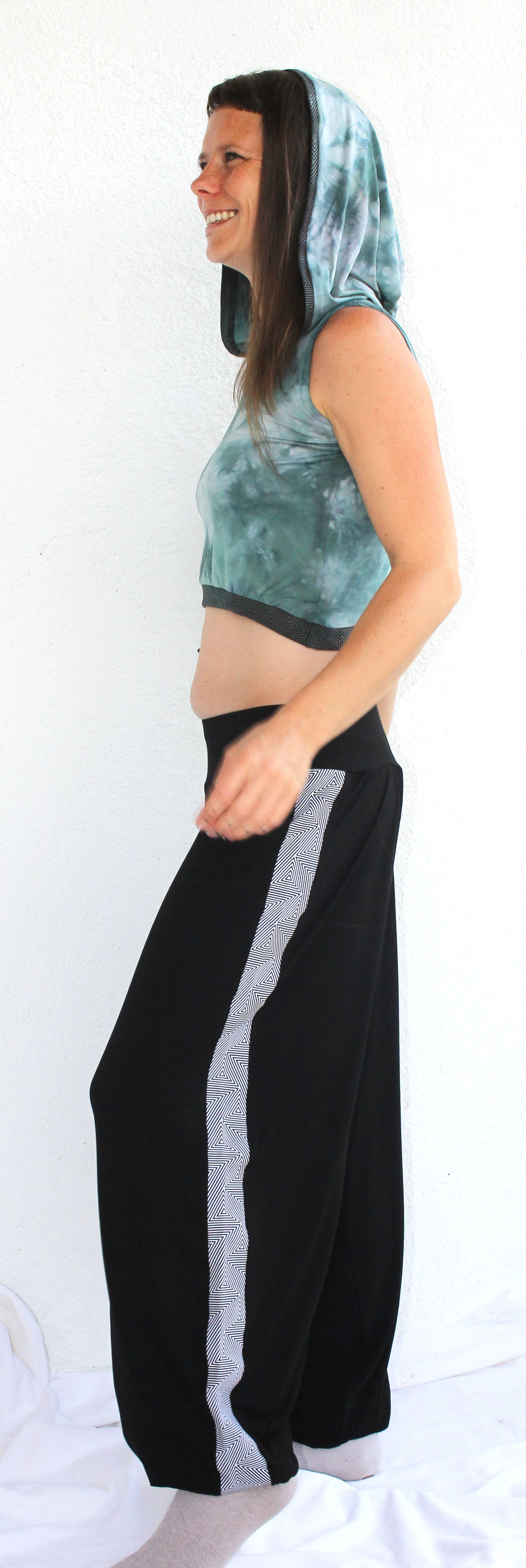 Geometric Bamboo Pants