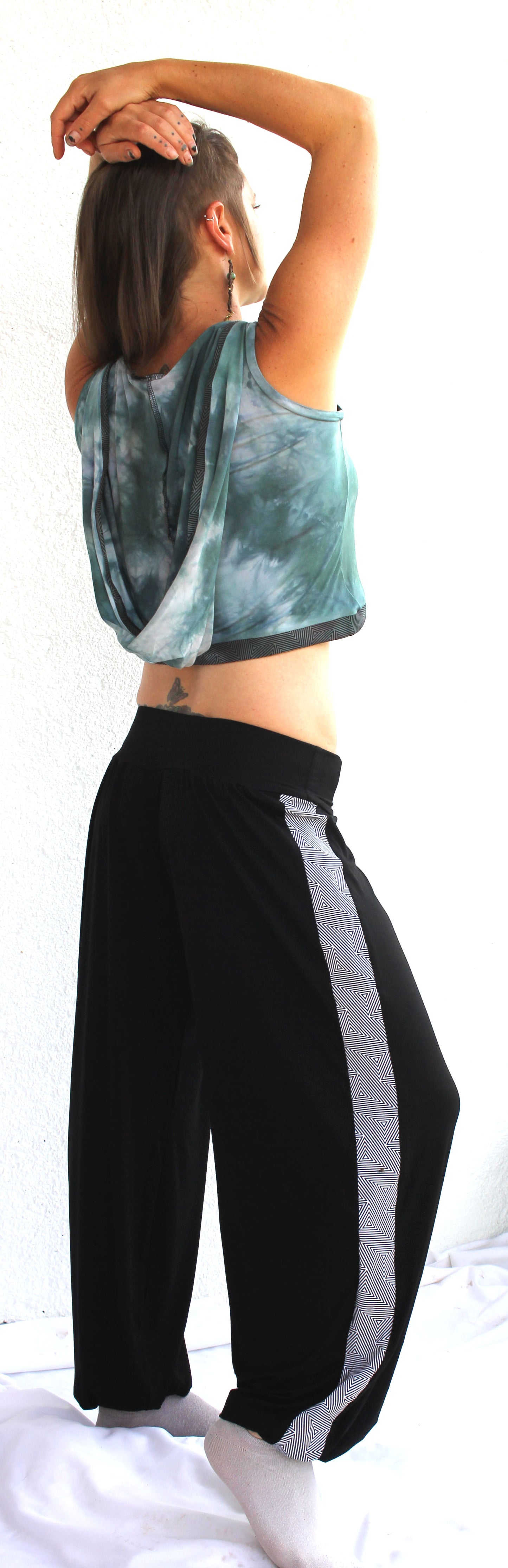 Geometric Bamboo Pants