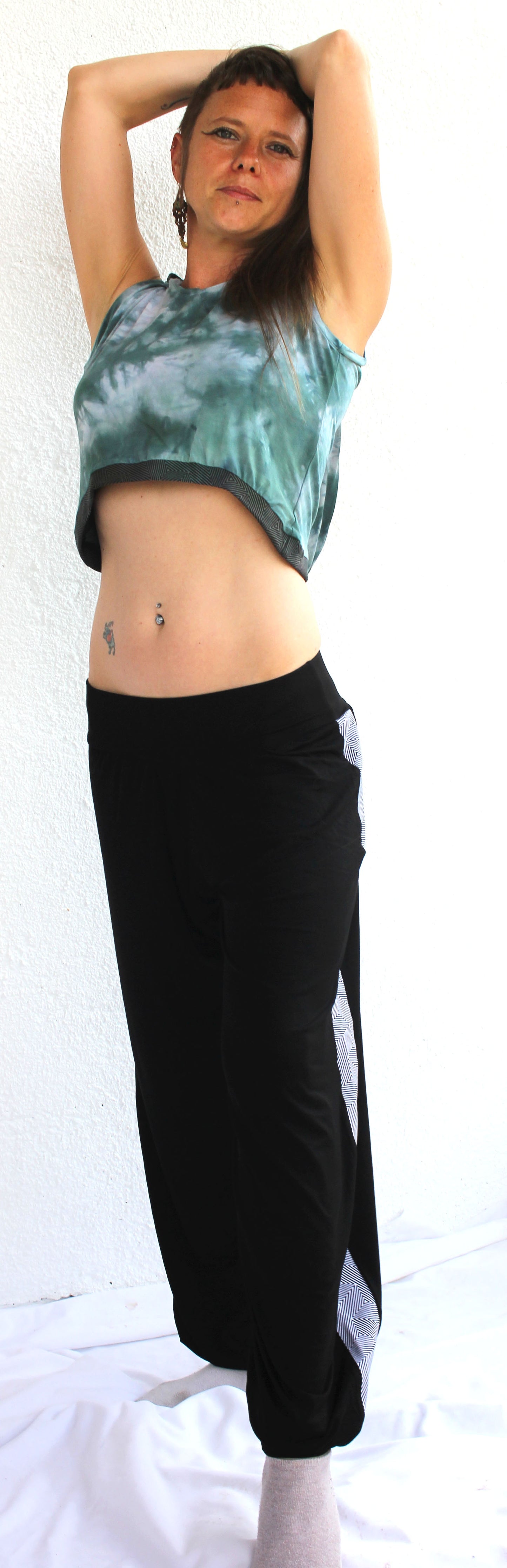 Geometric Bamboo Pants